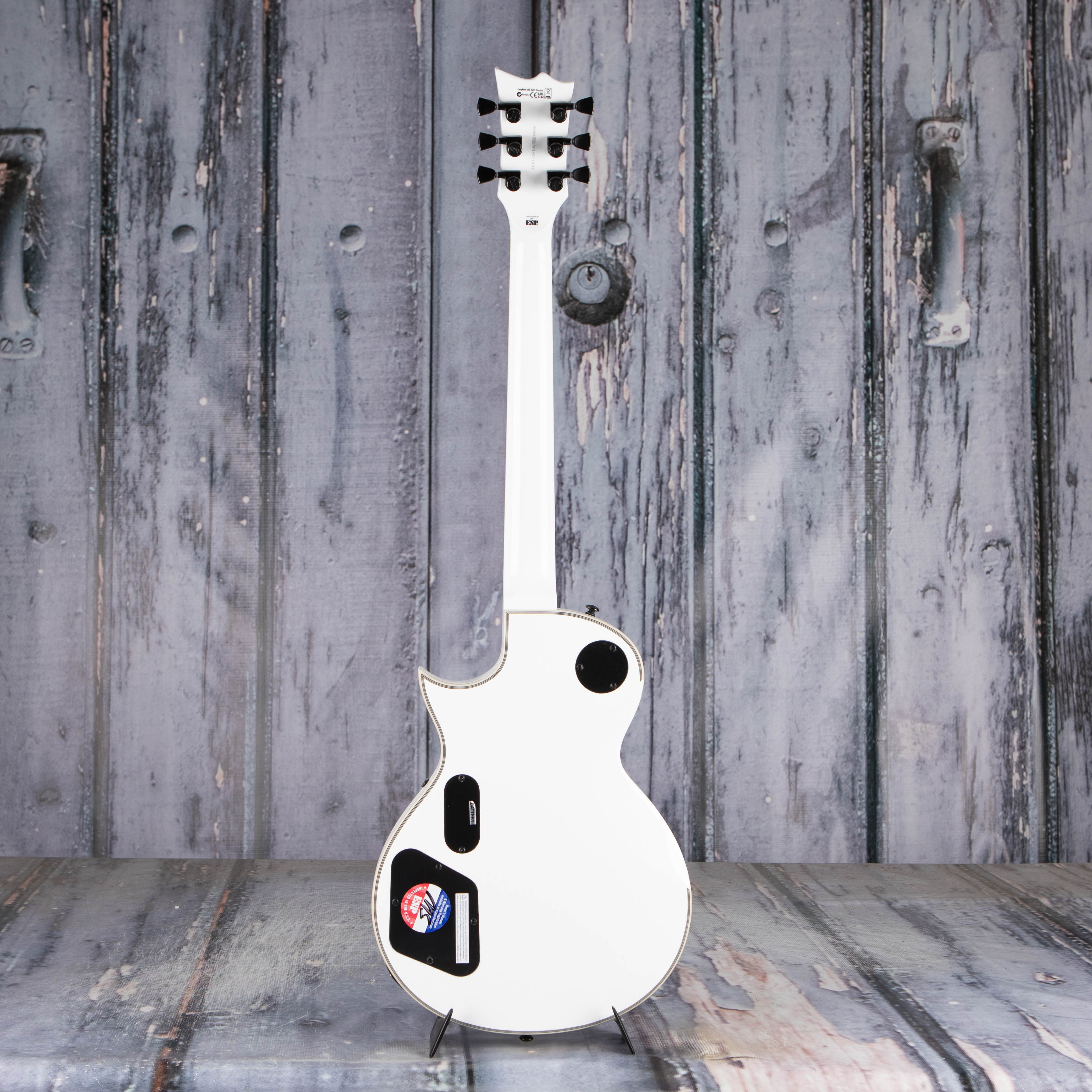 ESP LTD Iron Cross James Hetfield Signature Series Electric Guitar, Snow White, back