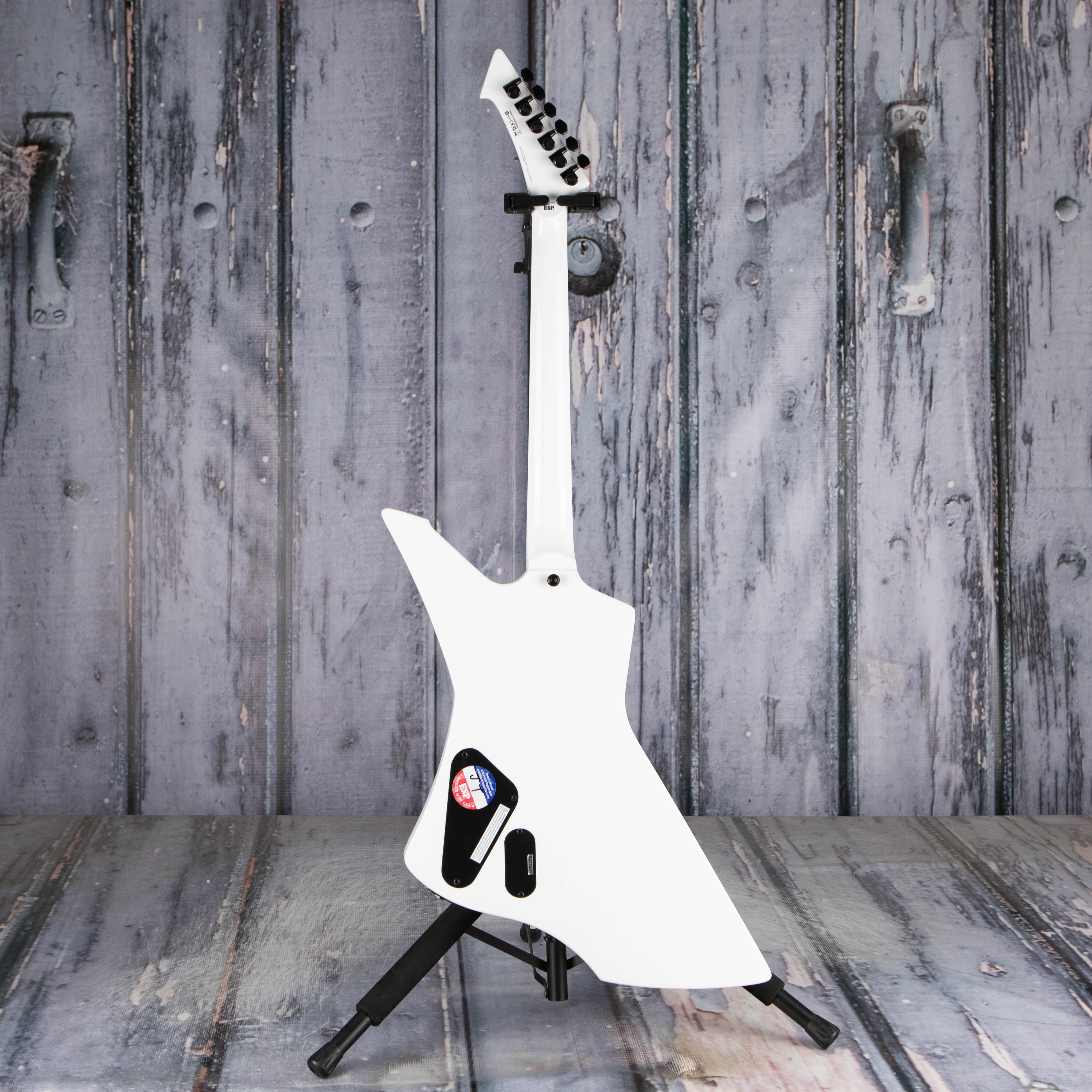 ESP LTD James Hetfield Signature Snakebyte Electric Guitar, Snow White, back
