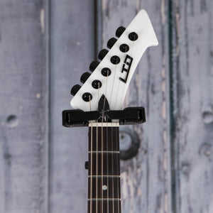ESP LTD James Hetfield Signature Snakebyte Electric Guitar, Snow White, front headstock