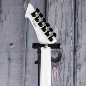 ESP LTD James Hetfield Signature Snakebyte Electric Guitar, Snow White, back headstock