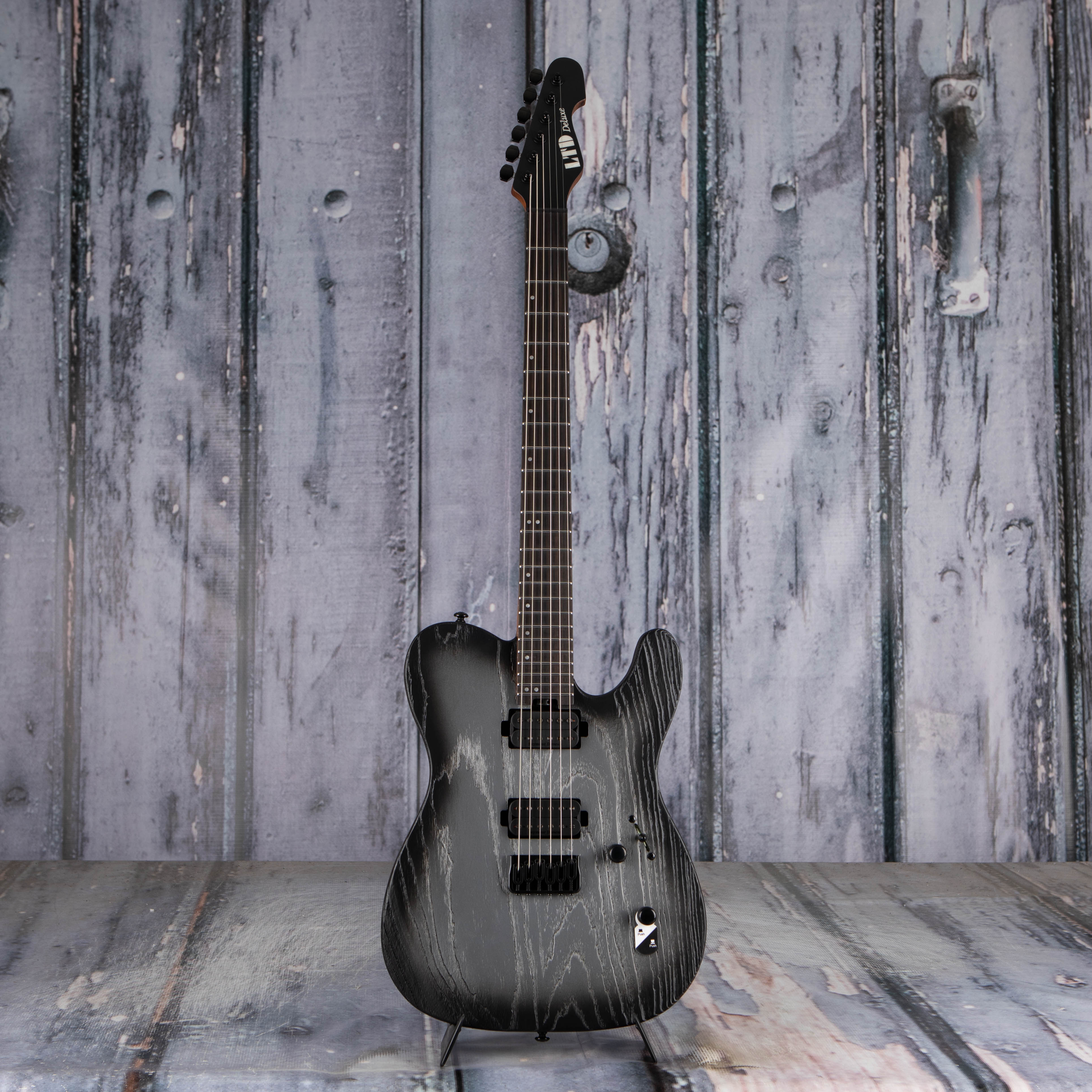 ESP LTD TE-1000 Electric Guitar, Silver Blast, front