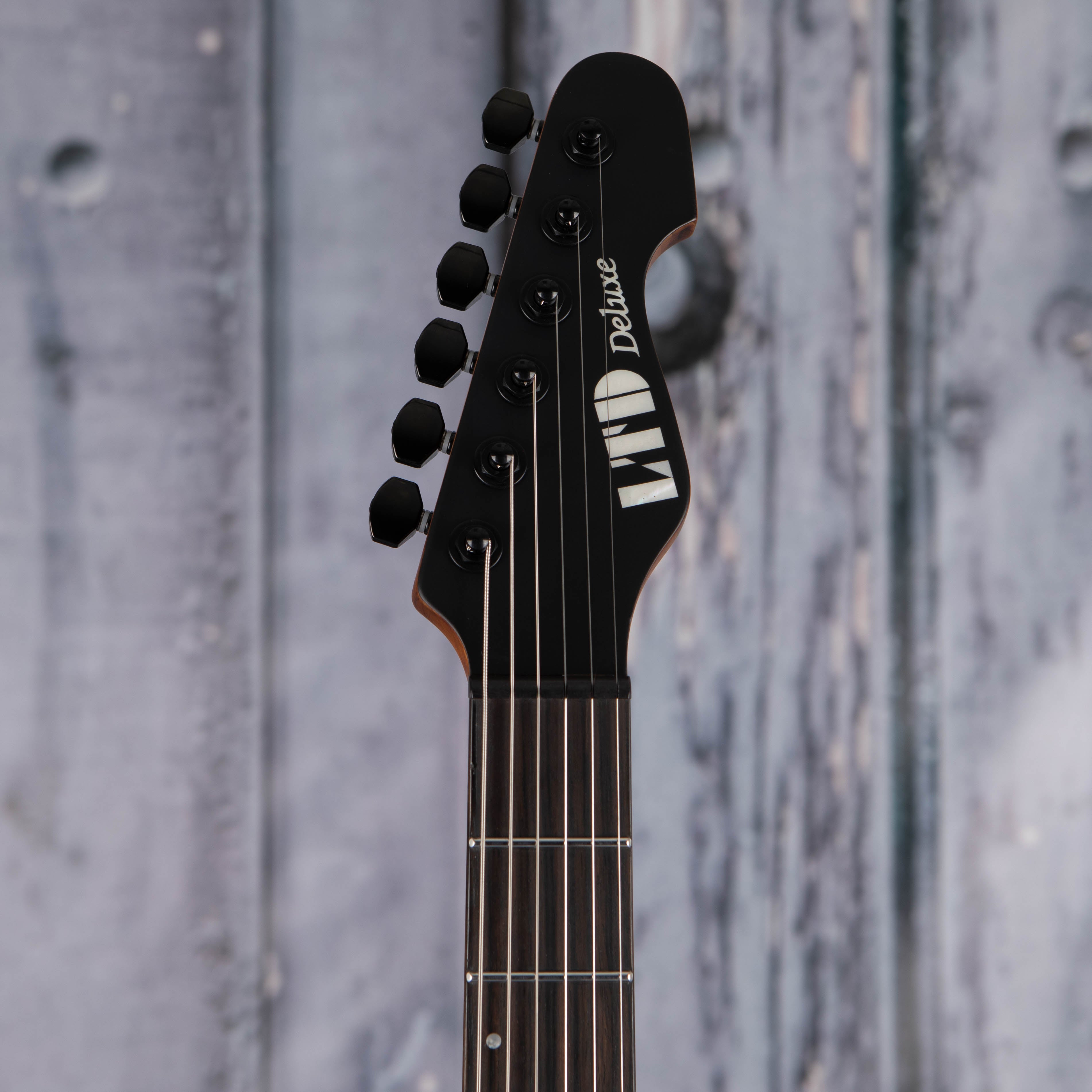 ESP LTD TE-1000 Electric Guitar, Silver Blast, front headstock