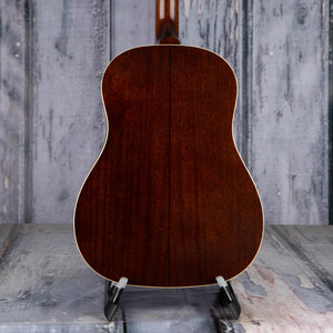 Epiphone 1942 Banner J-45 Acoustic/Electric Guitar, Vintage Sunburst, back closeup