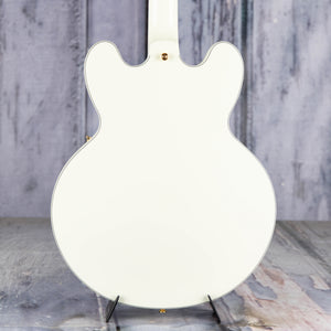 Epiphone 1959 ES-335 Semi-Hollowbody Guitar, Classic White, back closeup