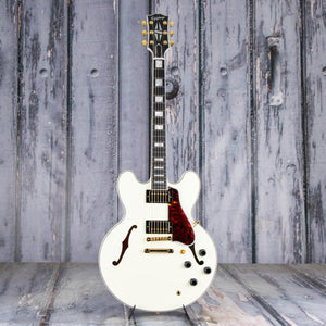 Epiphone 1959 ES-335 Semi-Hollowbody Guitar, Classic White, front