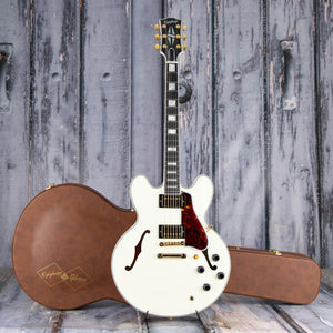 Epiphone 1959 ES-335 Semi-Hollowbody Guitar, Classic White, case