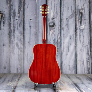 Epiphone 1960 Hummingbird Reissue Acoustic/Electric Guitar, Heritage Cherry Sunburst, back