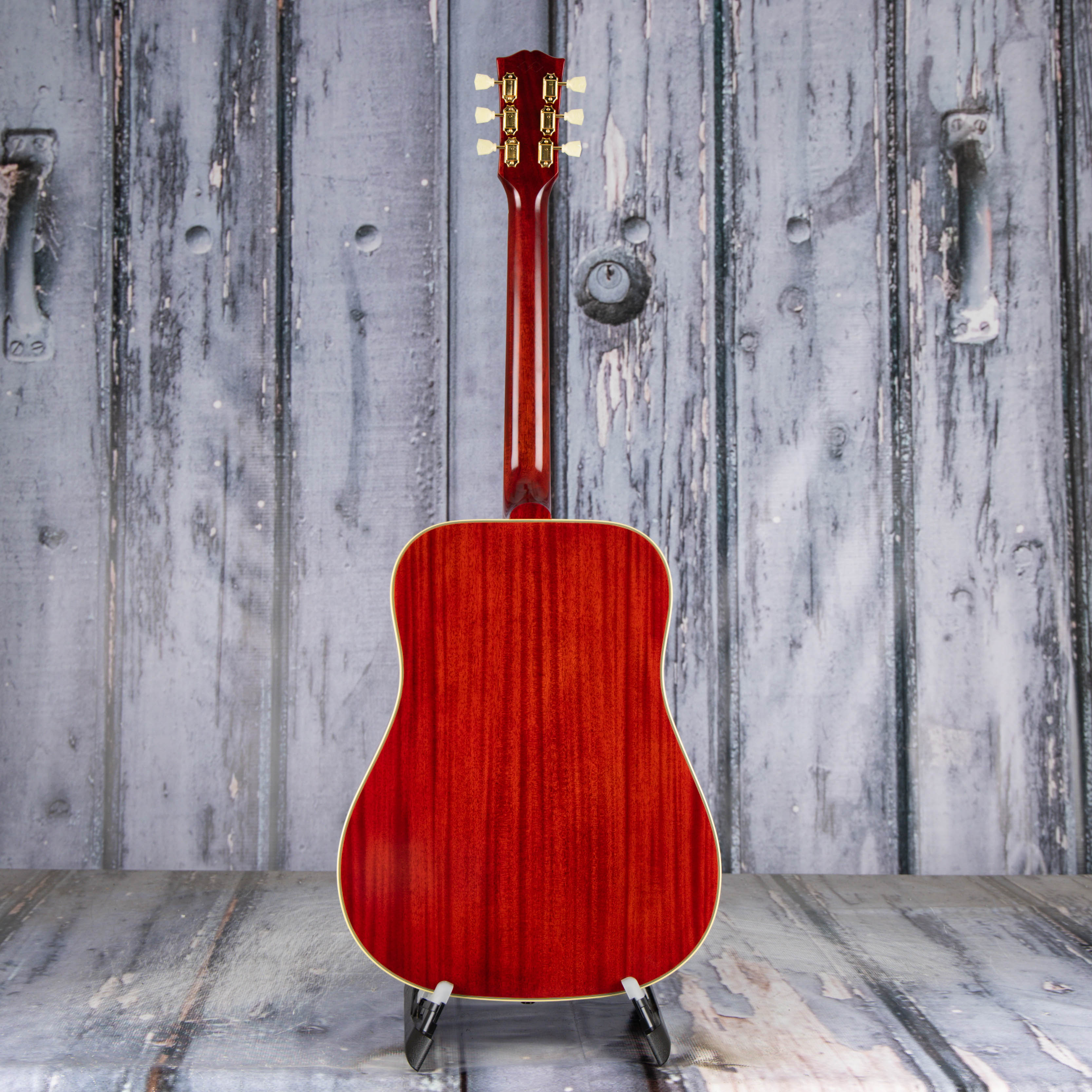 Epiphone 1960 Hummingbird Reissue Acoustic/Electric Guitar, Heritage Cherry Sunburst, back