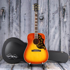Epiphone 1960 Hummingbird Reissue Acoustic/Electric Guitar, Heritage Cherry Sunburst, case