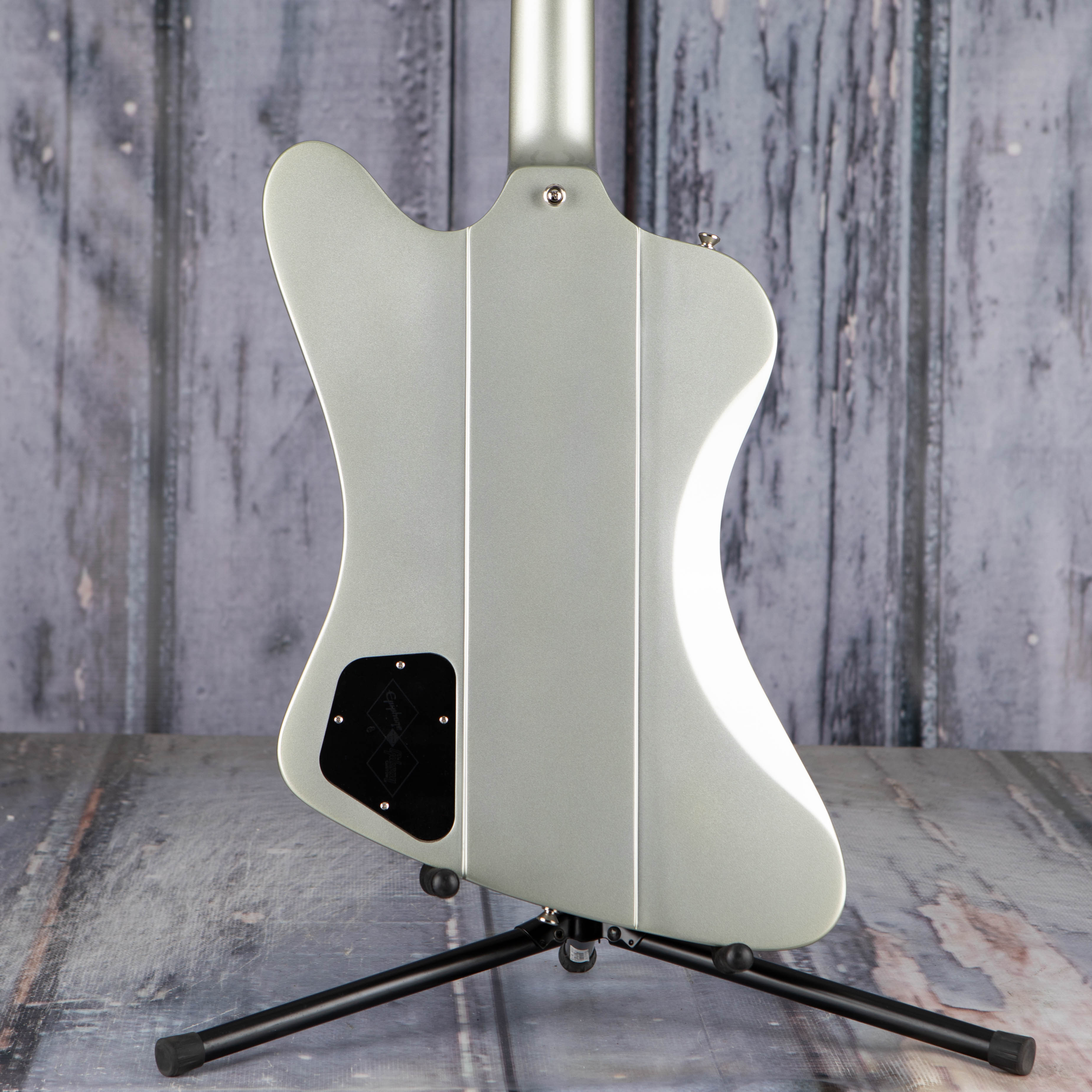 Epiphone 1963 Firebird I Electric Guitar, Silver Mist, back closeup