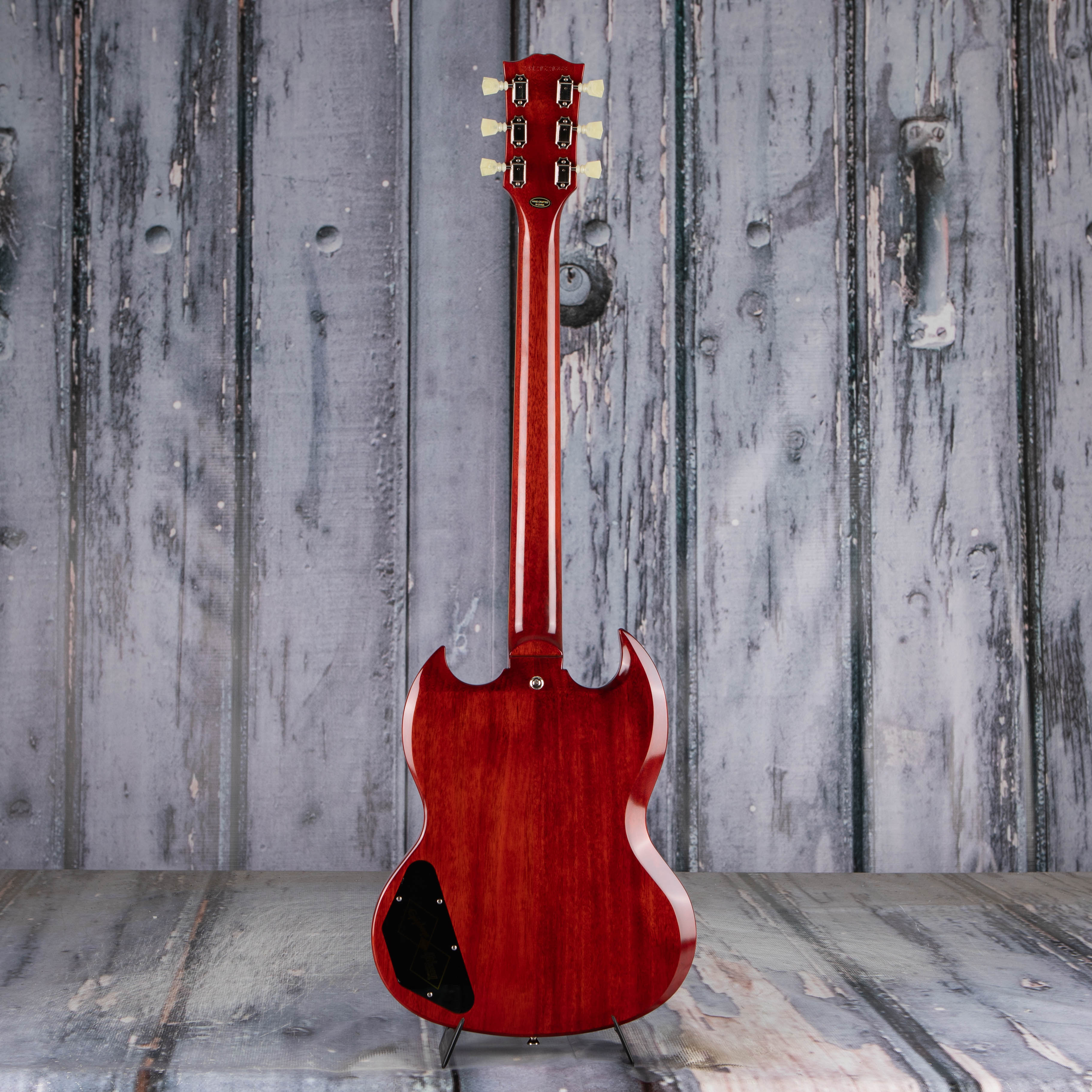 Epiphone 1964 SG Standard W/ Maestro Vibrola Reissue Electric Guitar, Cherry Red, back