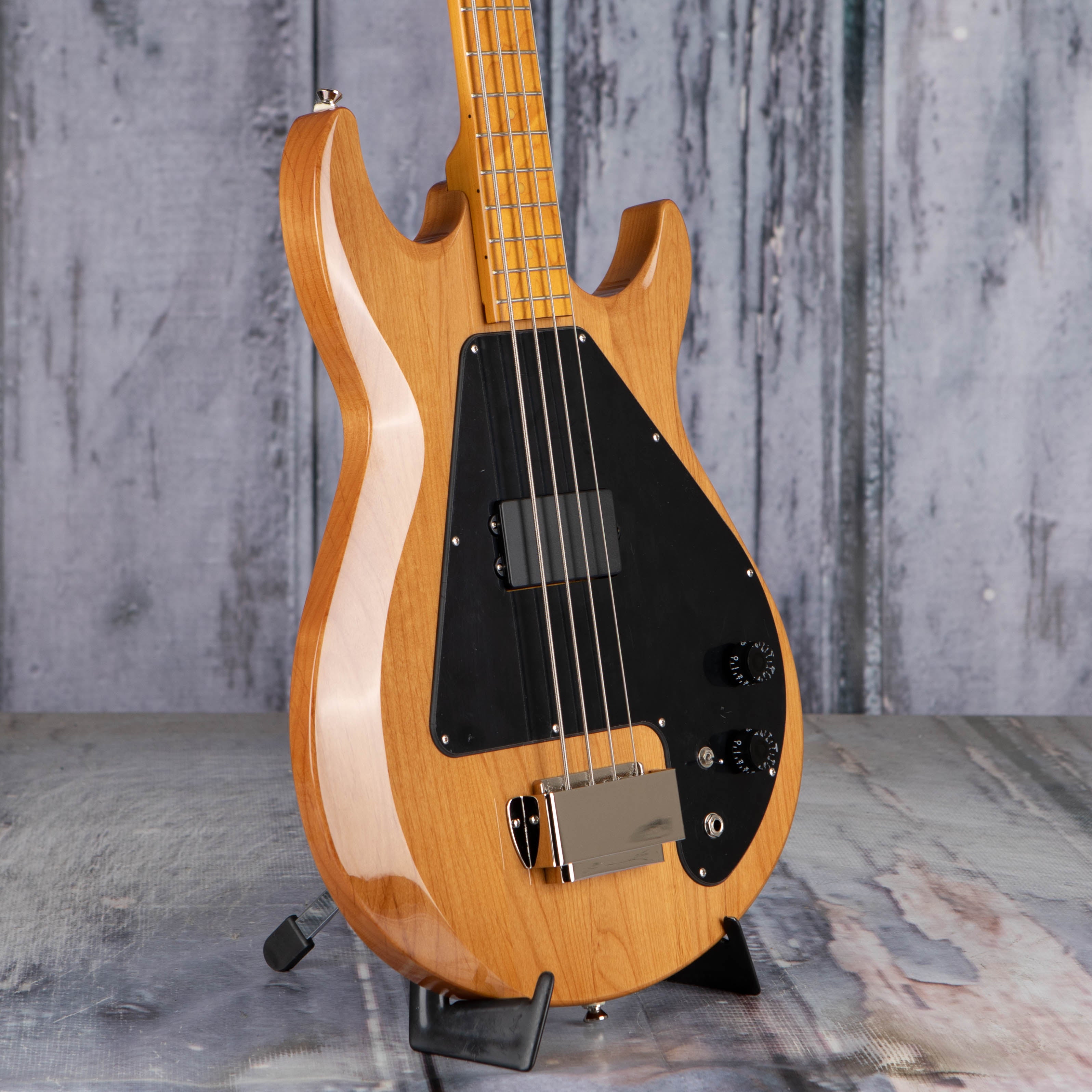 Epiphone Grabber Electric Bass Guitar, Natural, angle
