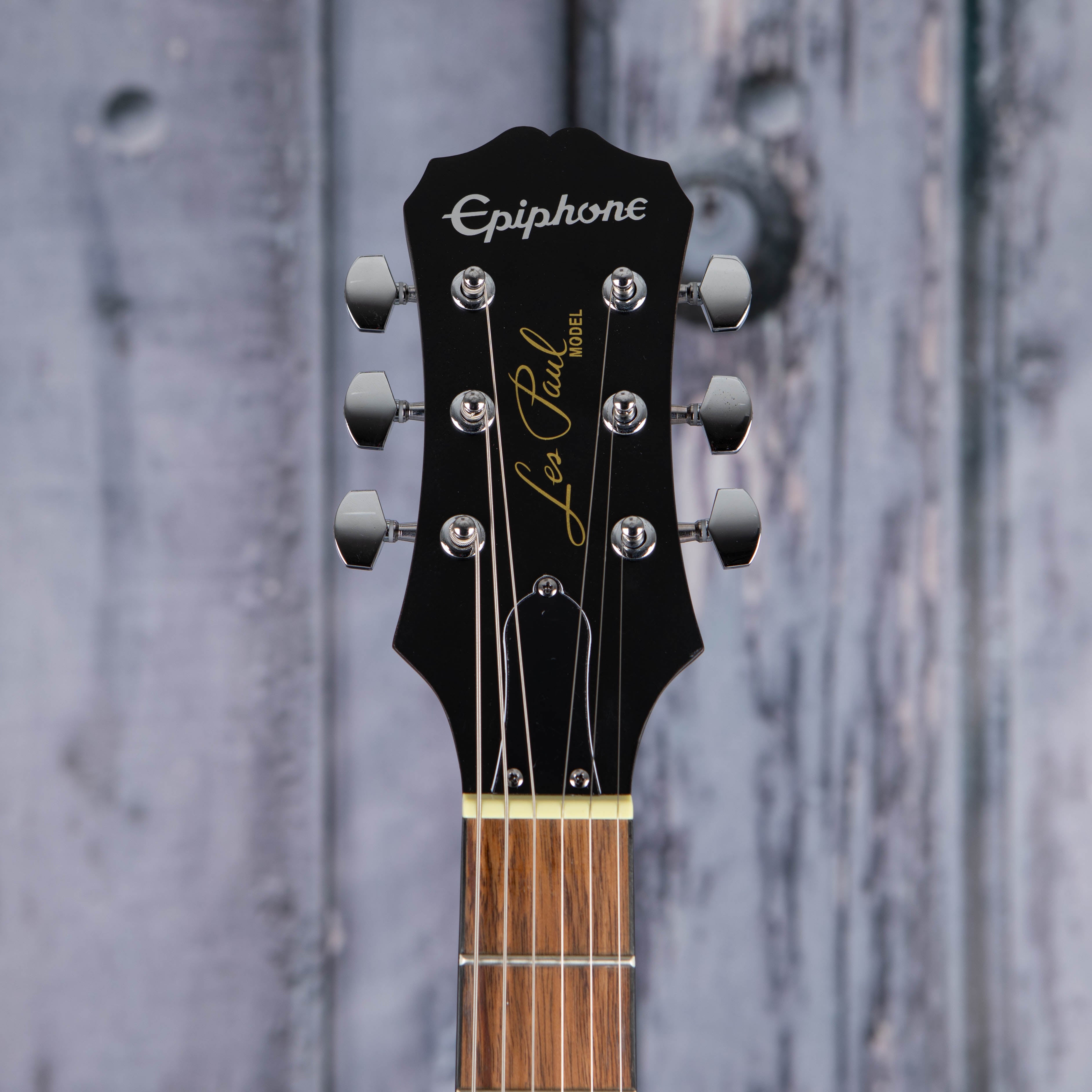Epiphone Les Paul SL Electric Guitar, Vintage Sunburst, front headstock