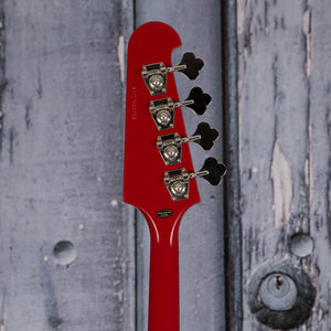 Epiphone Thunderbird '64 Electric Bass Guitar, Ember Red, back headstock