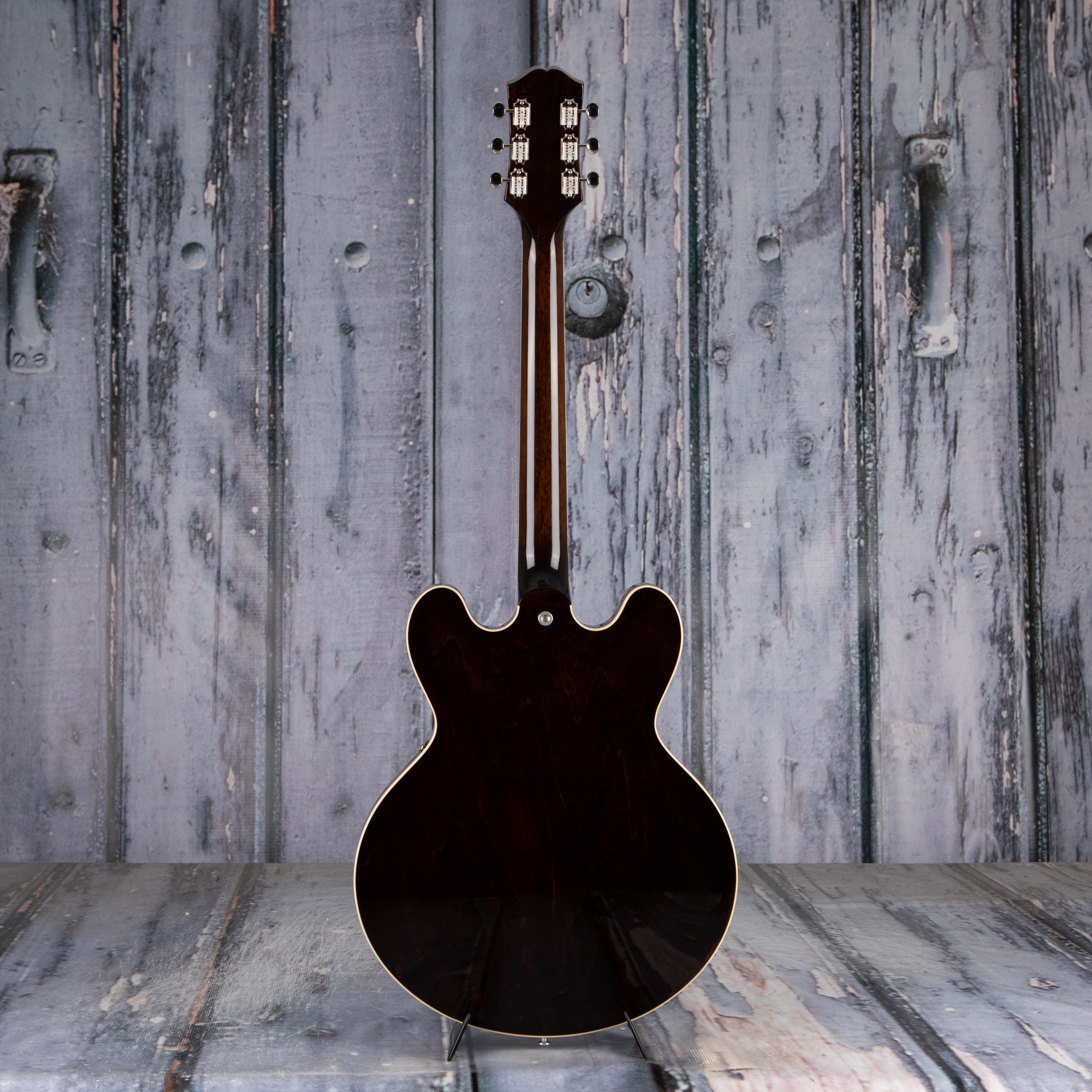 Epiphone USA Collection Casino Hollowbody Guitar, Vintage Sunburst, back 