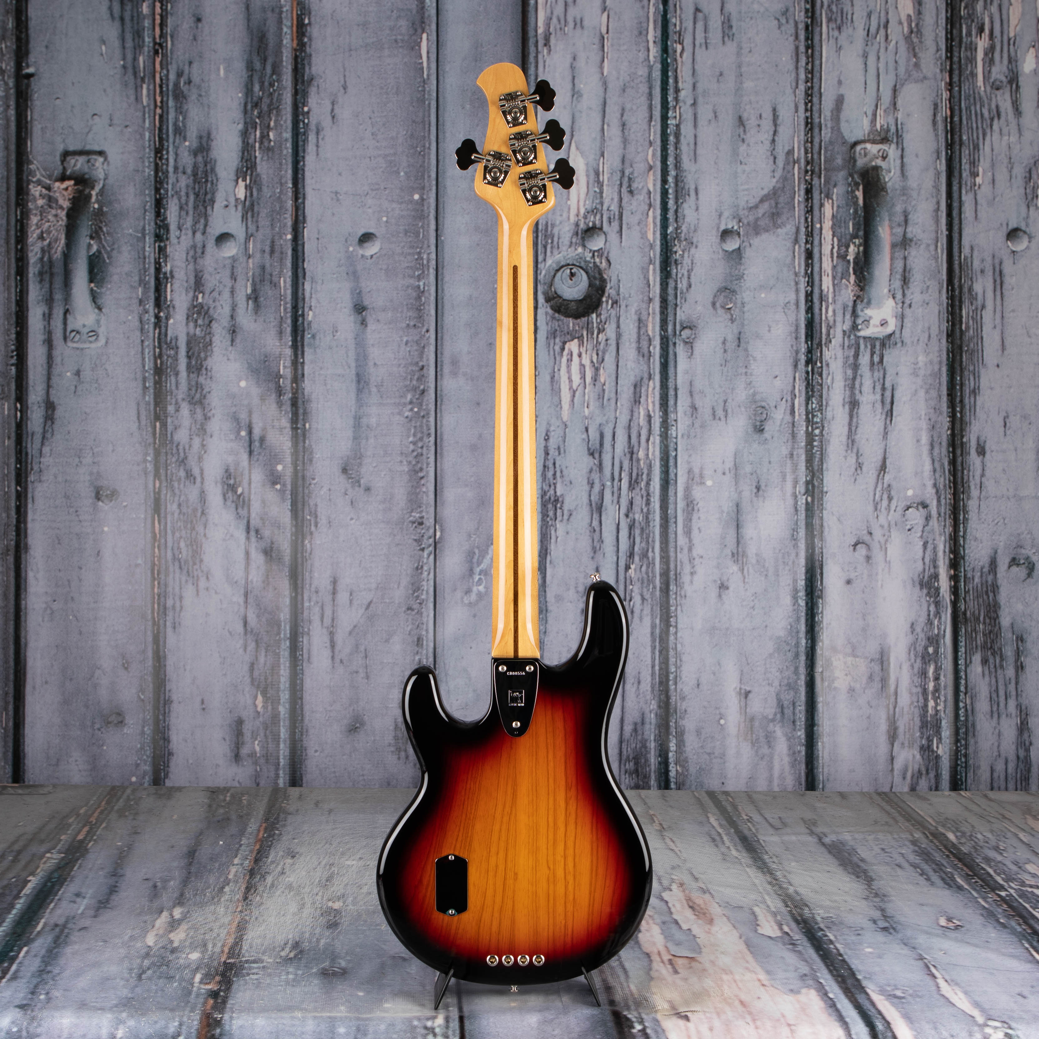 Ernie Ball Music Man Retro 70s StingRay Electric Bass Guitar, Vintage Sunburst, back