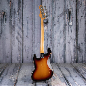 Fender 60th Anniversary Road Worn Jazz Bass Guitar, 3-Color Sunburst, back