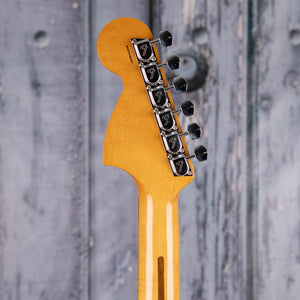 Fender 70th Anniversary Vintera II Antigua Stratocaster Electric Guitar, Antigua, back headstock