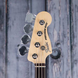 Fender American Performer Precision Bass Guitar, 3-Color Sunburst, front headstock