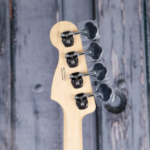 Fender American Performer Precision Bass Guitar, 3-Color Sunburst, back headstock