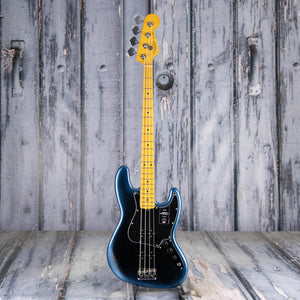 Fender American Professional II Jazz Bass Electric Guitar, Dark Night, front