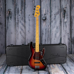 Fender American Professional II Jazz Bass Guitar, 3-Color Sunburst, case