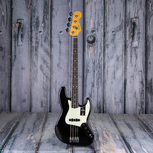 Fender American Professional II Jazz Bass Guitar, Black, front