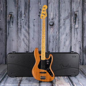 Fender American Professional II Jazz Bass Guitar, Roasted Pine, case