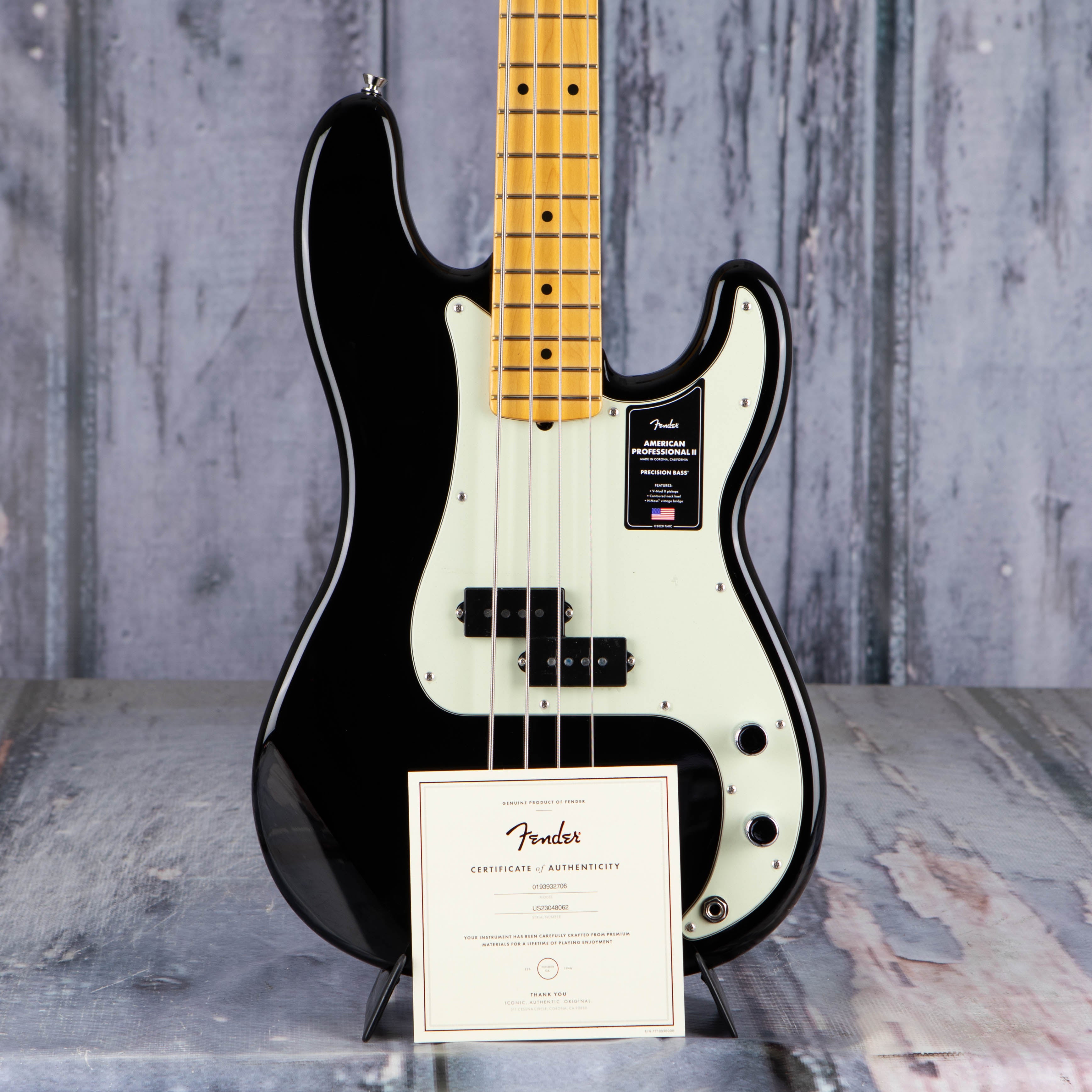 Fender American Professional II Precision Bass, Black | For