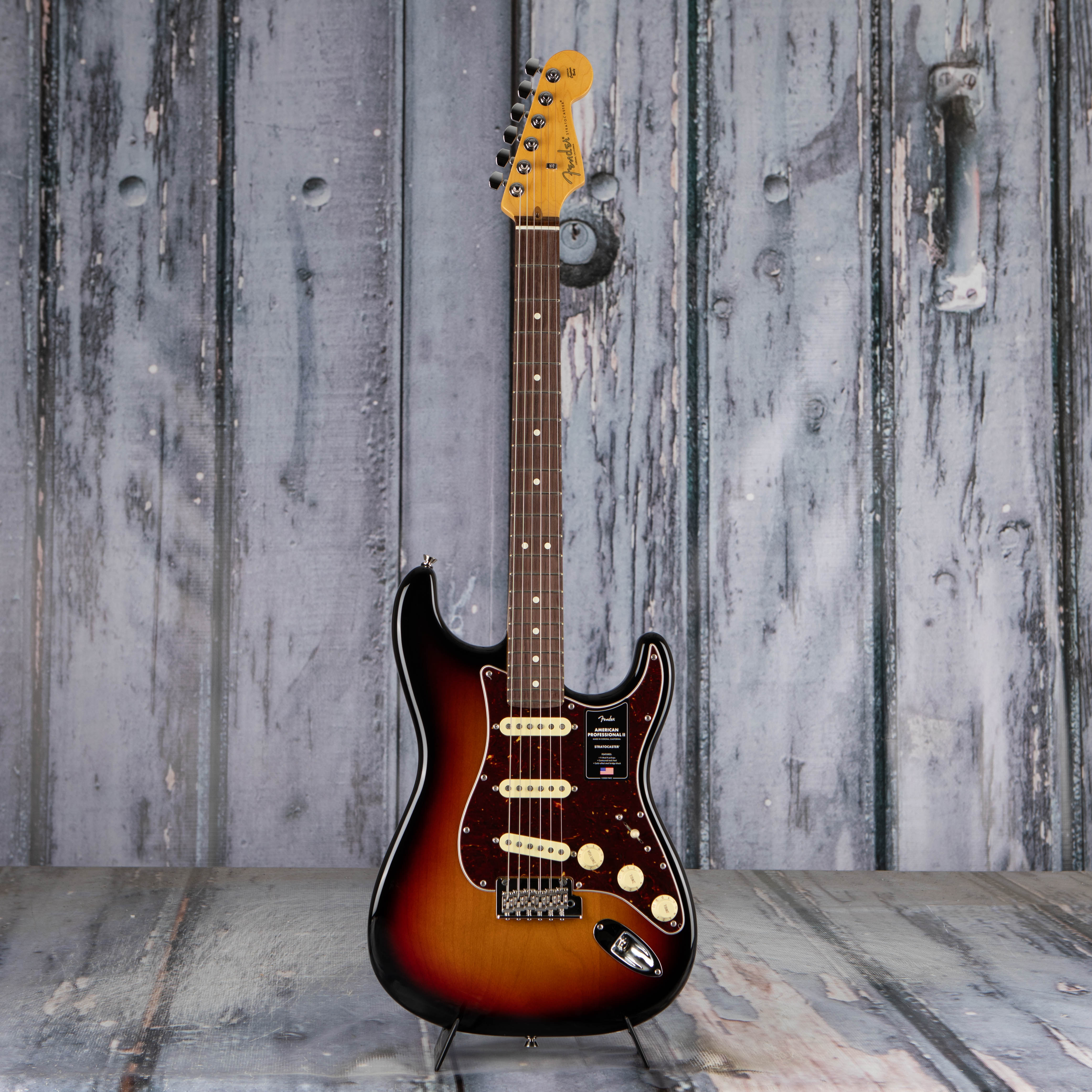 Fender American Professional II Stratocaster Electric Guitar, 3-Color Sunburst, front