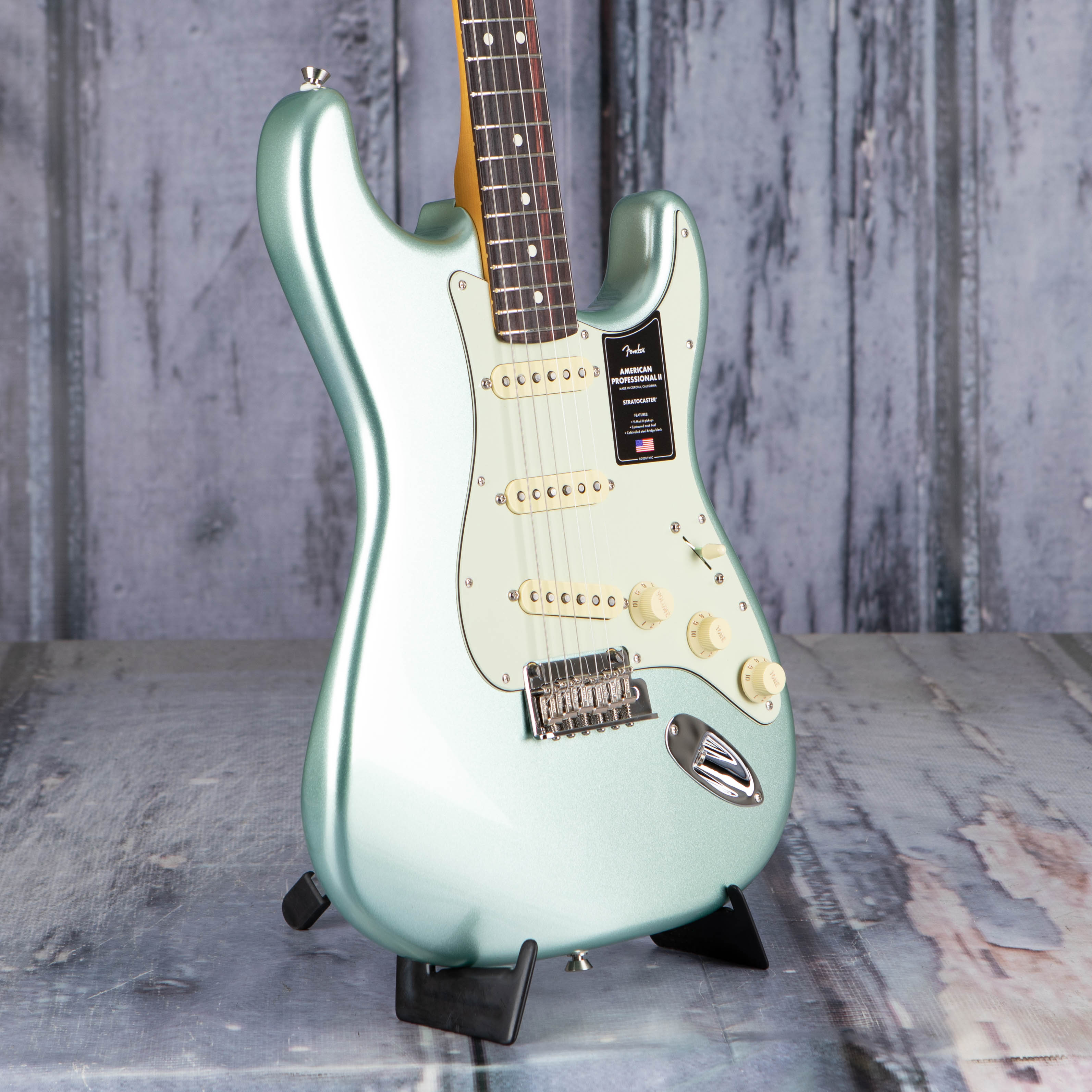 Fender American Professional II Stratocaster, Mystic Surf Green