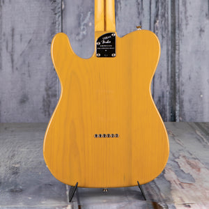 Fender American Professional II Telecaster Electric Guitar, Butterscotch Blonde, back closeup