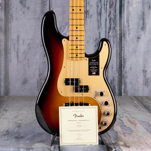 Fender American Ultra II Precision Bass Guitar, Ultraburst, coa