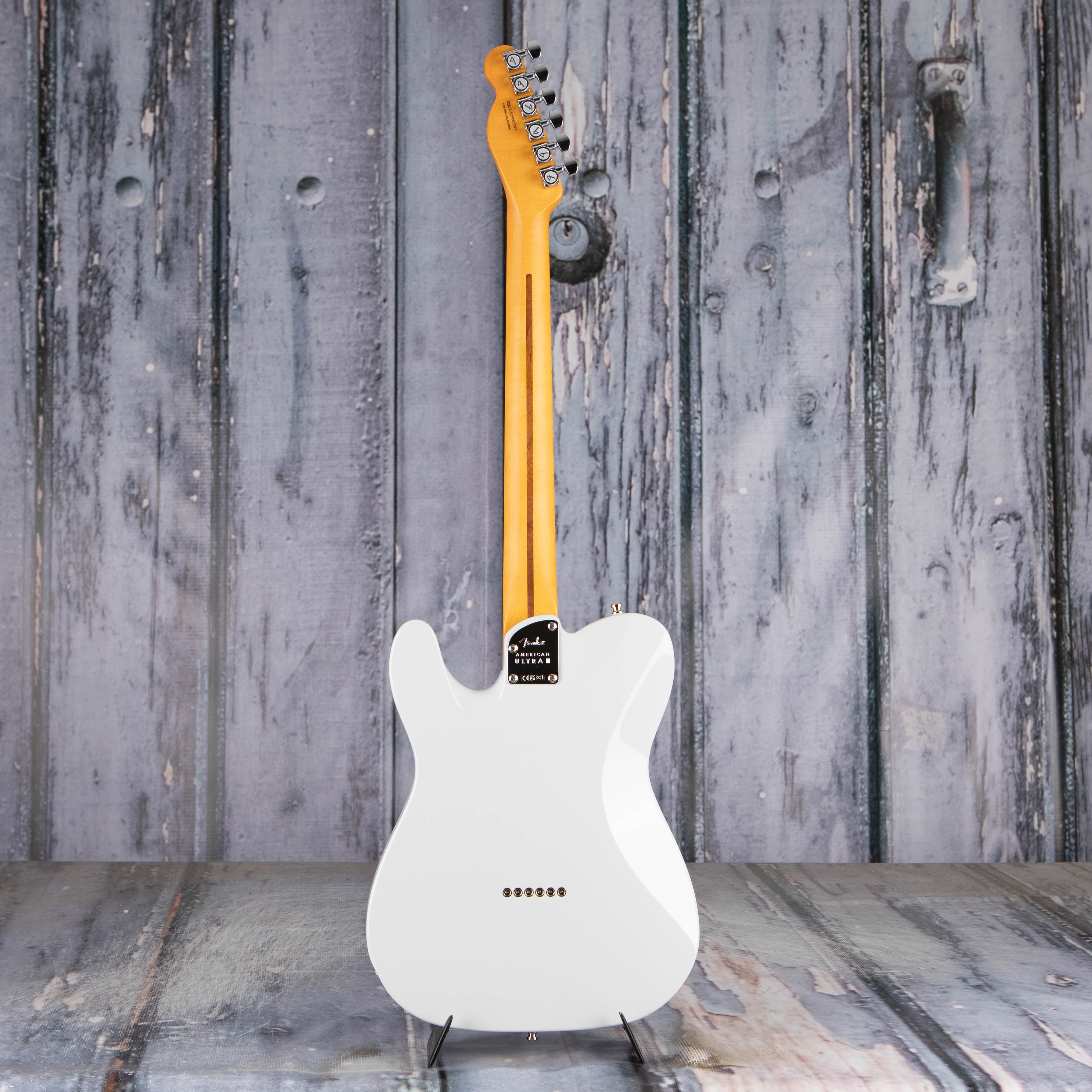 Fender American Ultra II Telecaster Electric Guitar, Avalanche, back