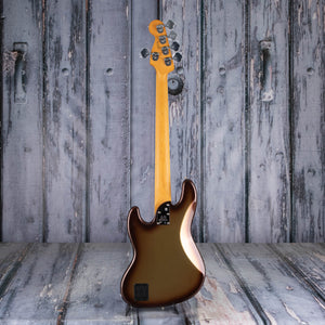 Fender American Ultra Jazz Bass V 5-String Bass Guitar, Rosewood Fingerboard, Mocha Burst, back
