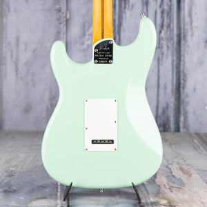 Fender American Ultra Luxe '60s Stratocaster Electric Guitar, Surf Green, back closeup