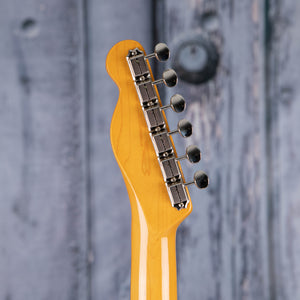 Fender American Vintage 1963 Telecaster Electric Guitar, 3-Color Sunburst, back headstock