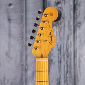 Fender American Vintage II 1957 Stratocaster Electric Guitar, Sea Foam Green, front headstock