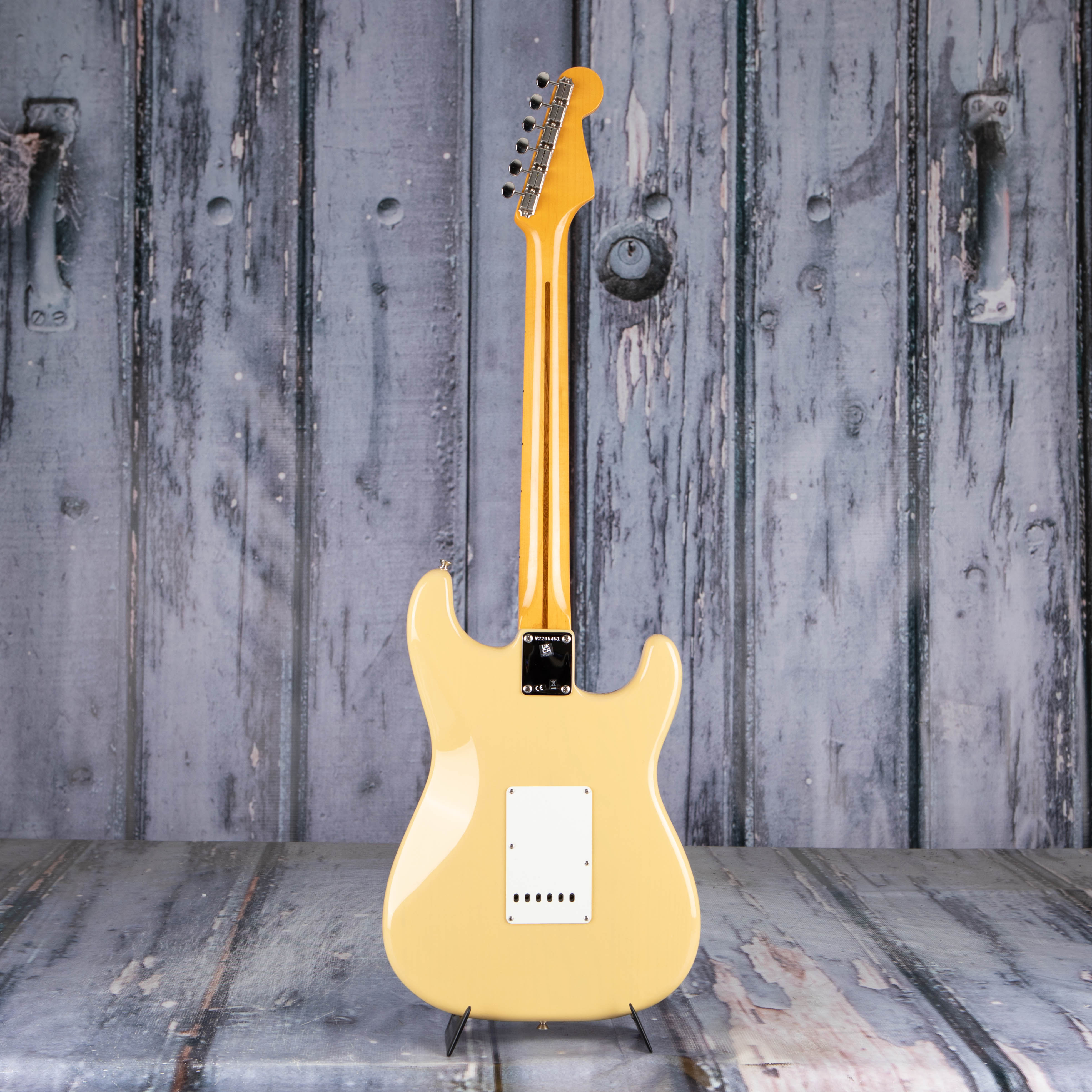 Fender American Vintage II 1957 Stratocaster Left-Handed Electric Guitar, Vintage Blonde, back