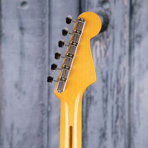 Fender American Vintage II 1957 Stratocaster Left-Handed Electric Guitar, Vintage Blonde, back headstock