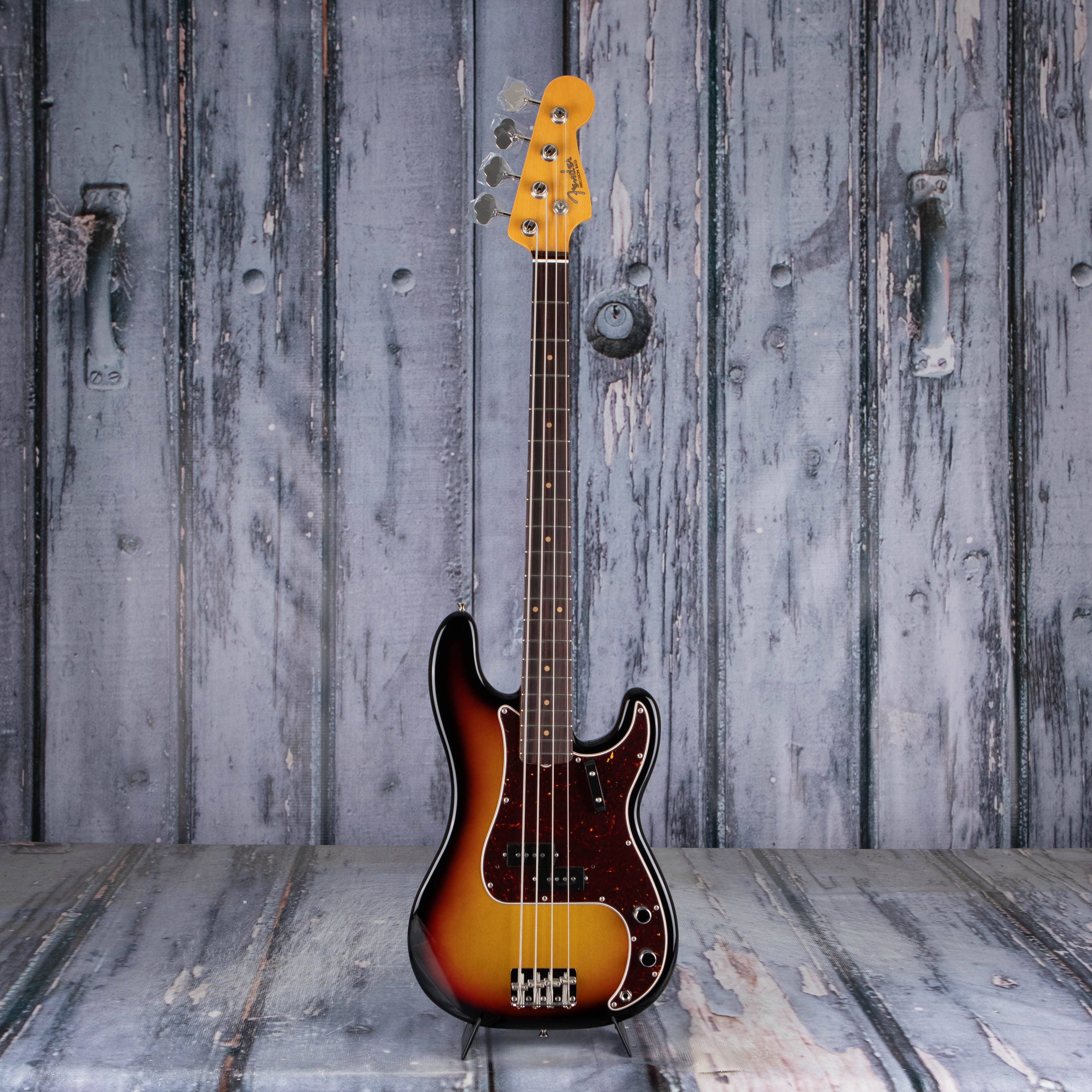Fender American Vintage II 1960 Precision Bass Guitar, 3-Color Sunburst, front