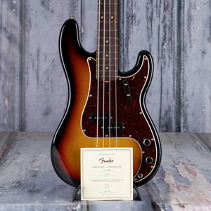 Fender American Vintage II 1960 Precision Bass Guitar, 3-Color Sunburst, coa