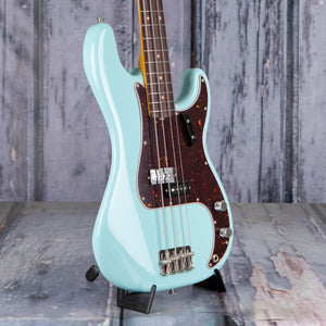 Fender American Vintage II 1960 Precision Bass Guitar, Daphne Blue, angle