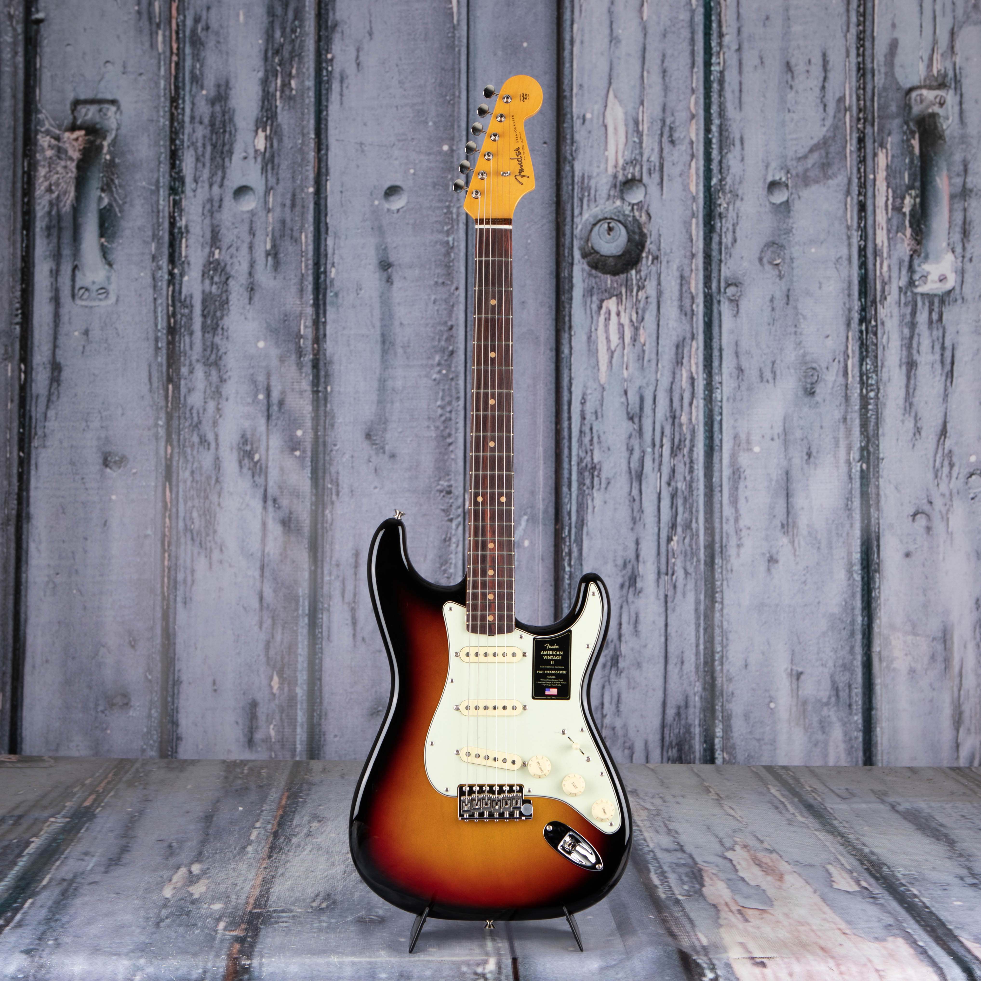Fender American Vintage II 1961 Stratocaster Electric Guitar, 3-Color Sunburst, front