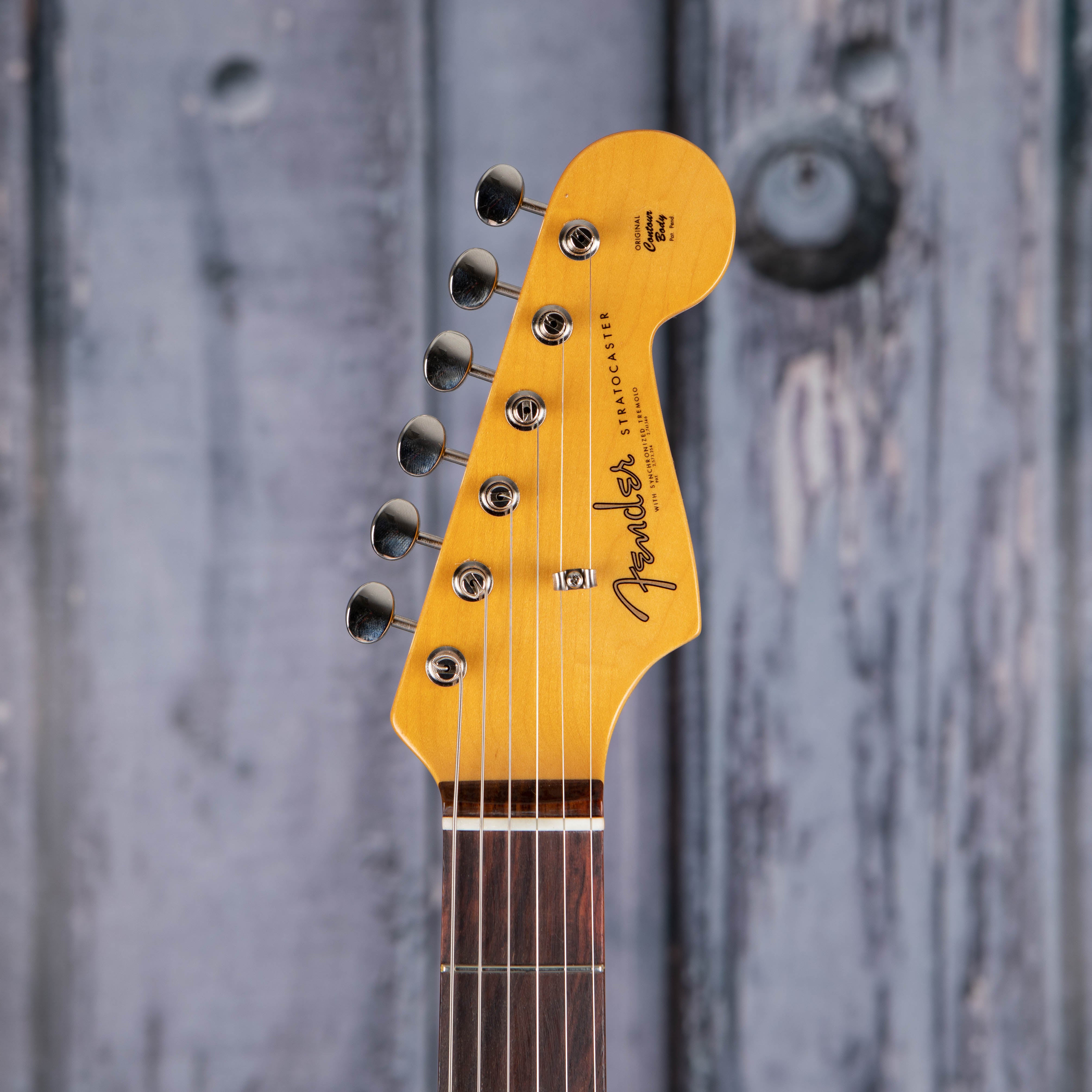Fender American Vintage II 1961 Stratocaster Electric Guitar, 3-Color Sunburst, front headstock