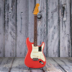 Fender American Vintage II 1961 Stratocaster Electric Guitar, Fiesta Red, front