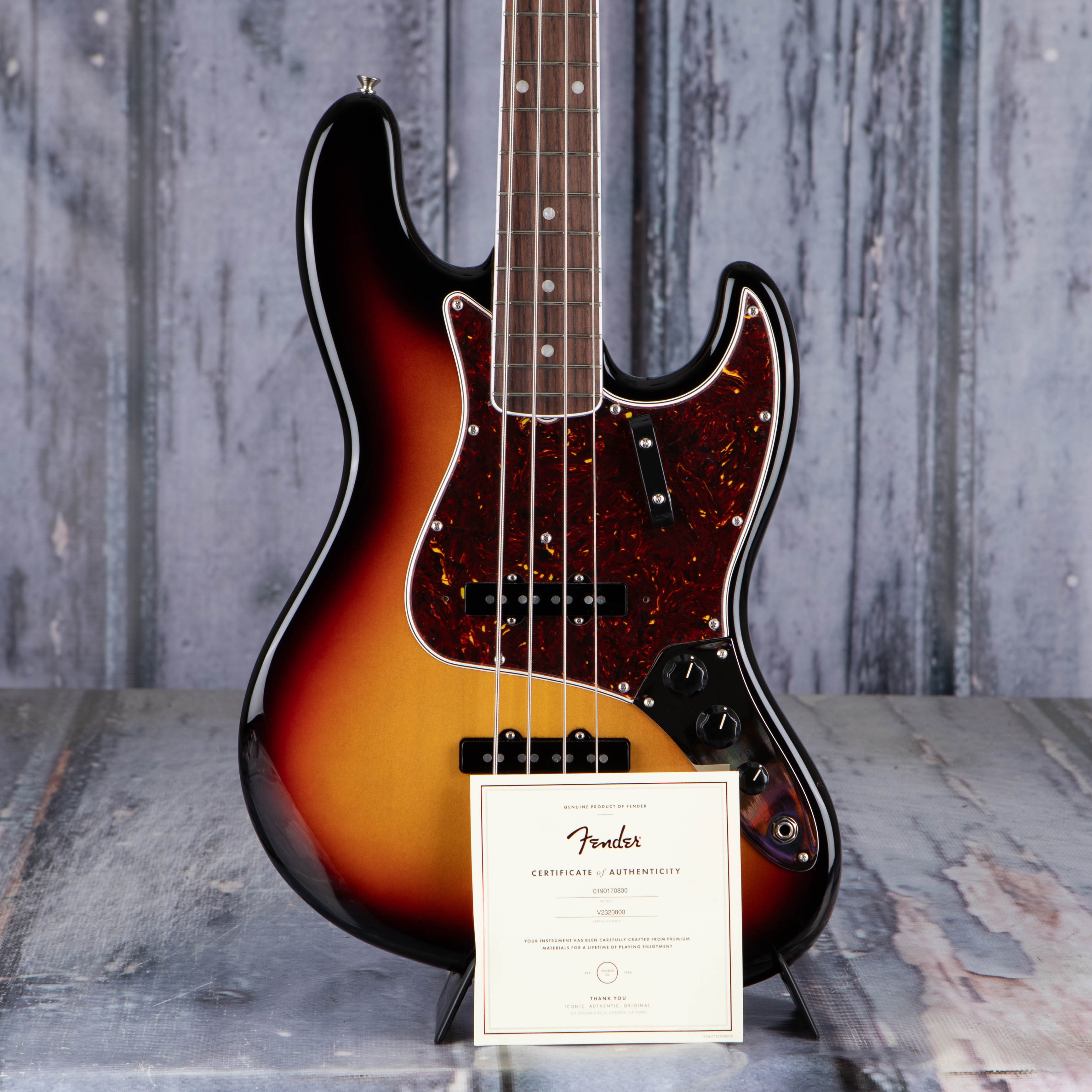 Fender American Vintage II 1966 Jazz Bass 3 Color Sunburst