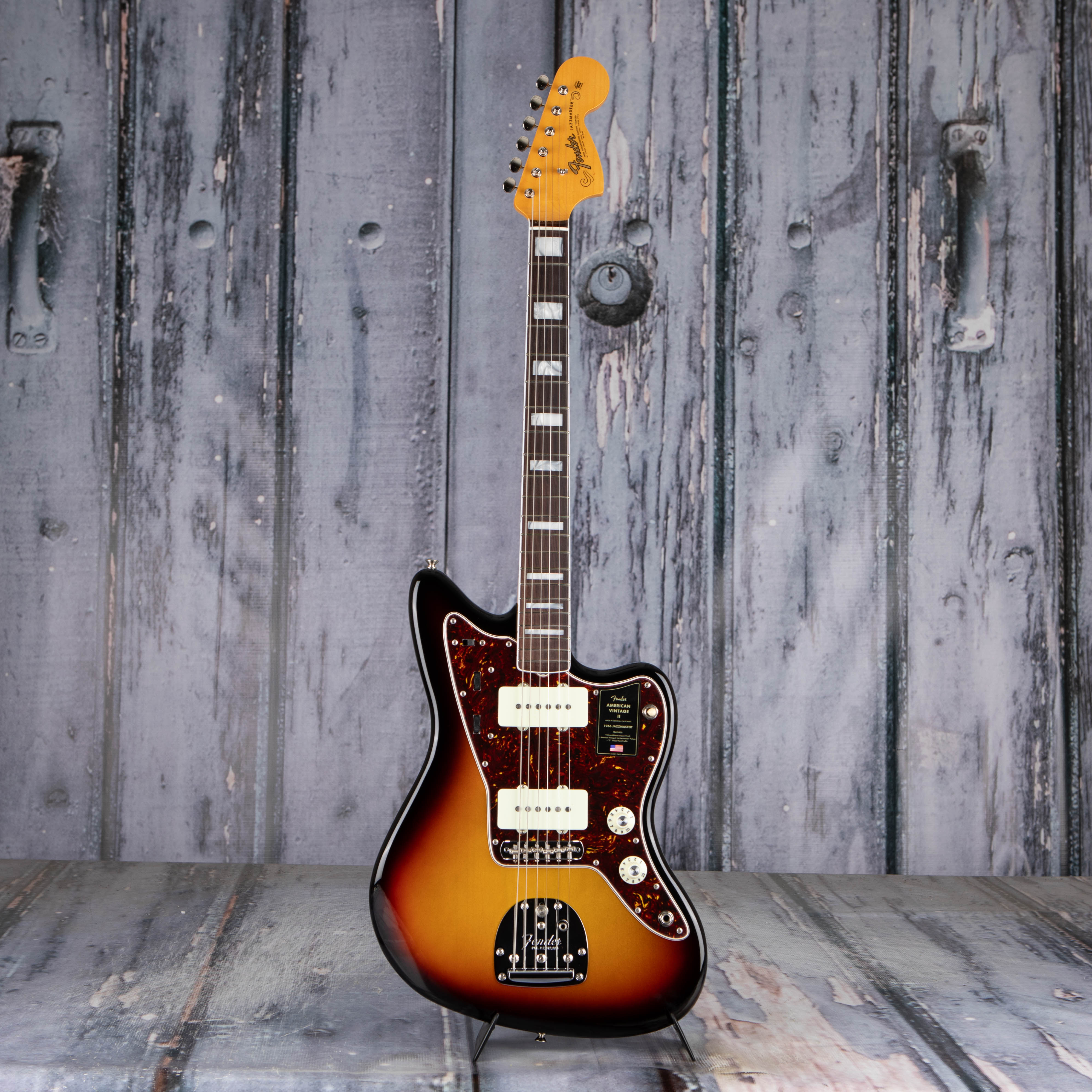 殿堂 II Vintage American Fender 1966 Sunburst 3-Color Jazzmaster, ギター