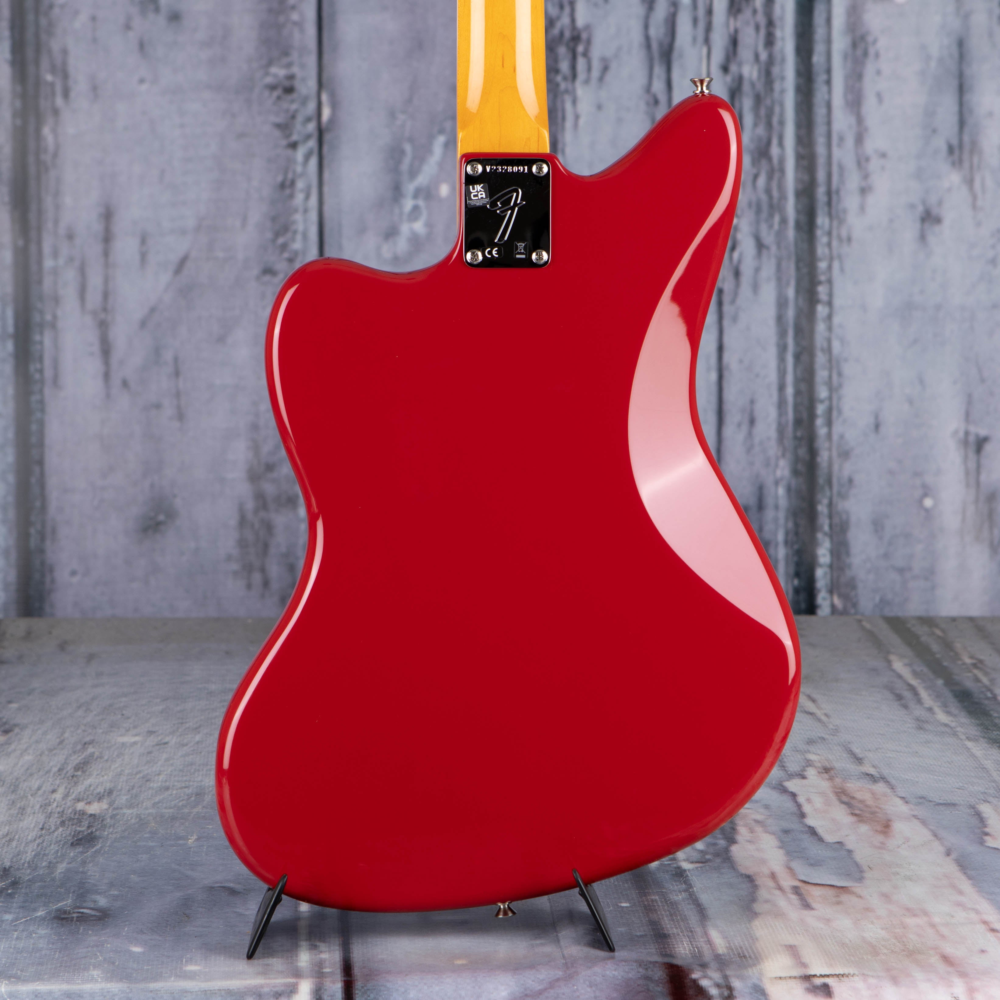 Fender American Vintage II 1966 Jazzmaster Electric Guitar, Dakota Red, back closeup