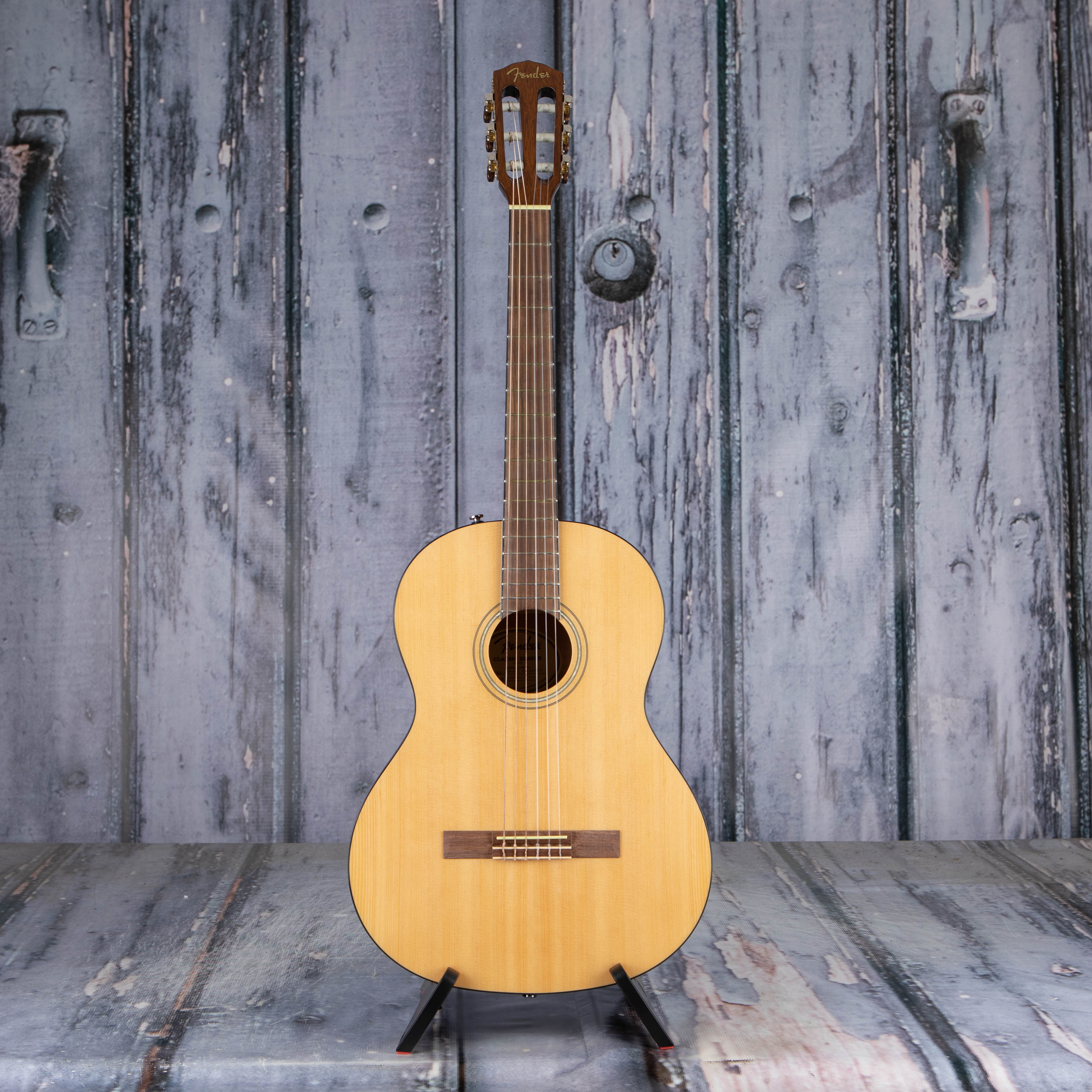 Fender CN-60S Classical Acoustic Guitar, Natural, front